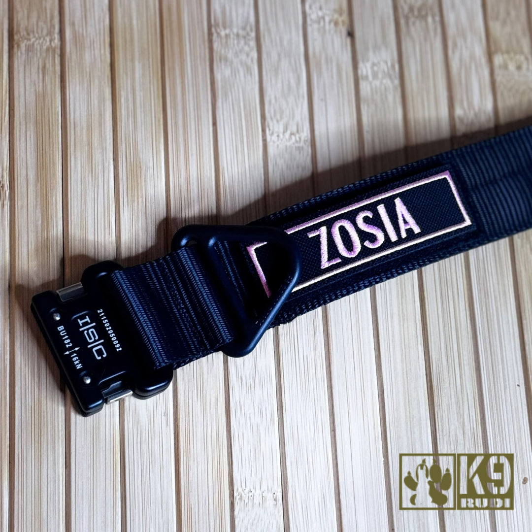 RudiK9 Tactical Dog Collar ISC Klick-Lock Buckle 1.75'' wide